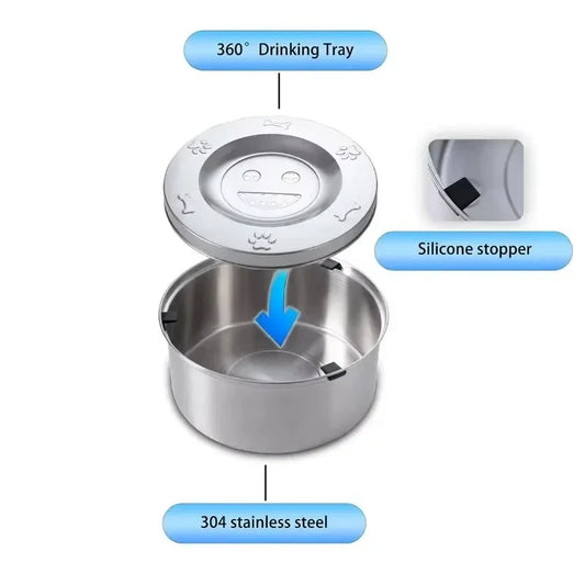 Pro Stainless Floating Water Bowl