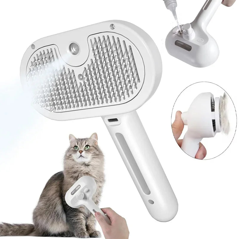 The Studio 3-in-1 Nano-Mist Grooming Brush