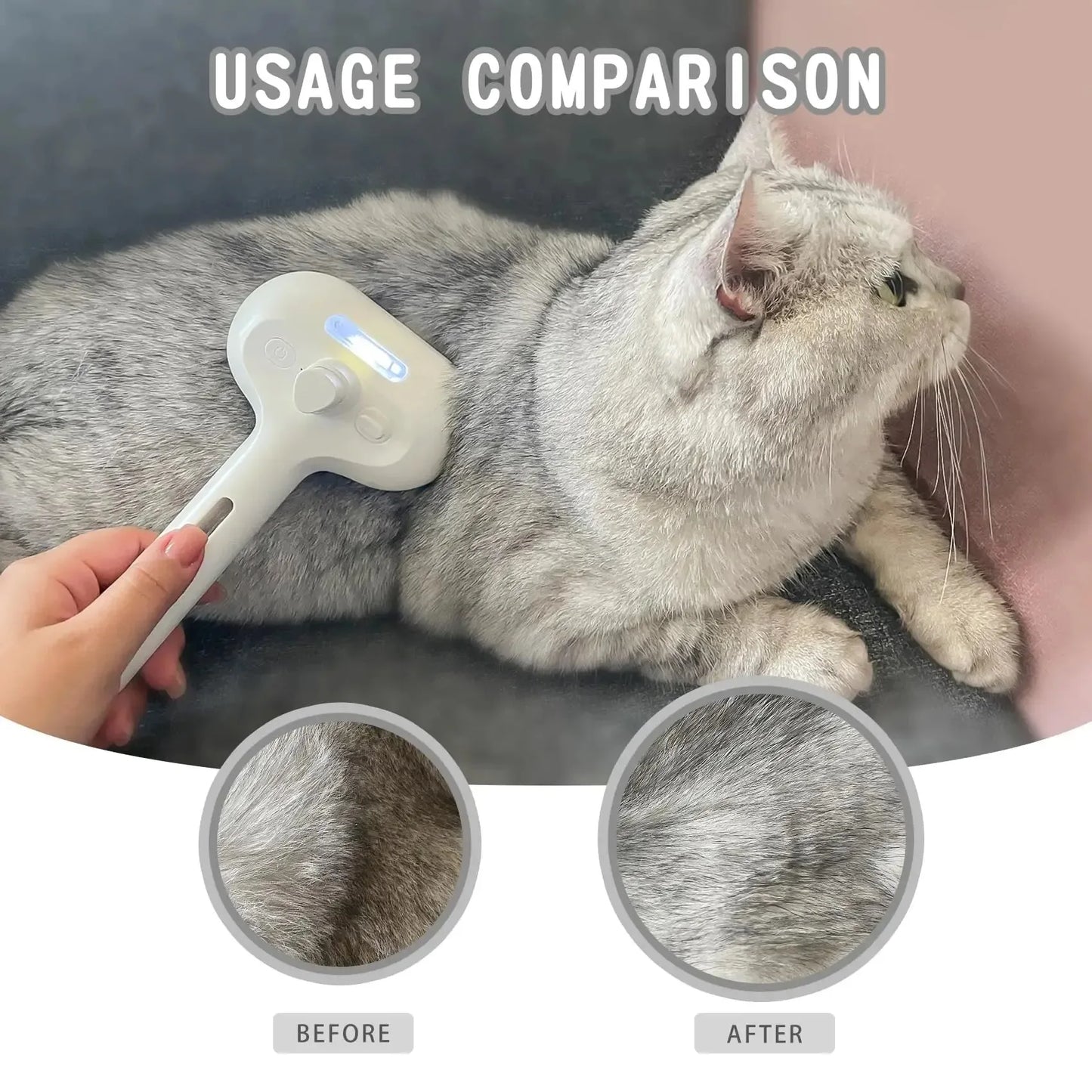 The Studio 3-in-1 Nano-Mist Grooming Brush