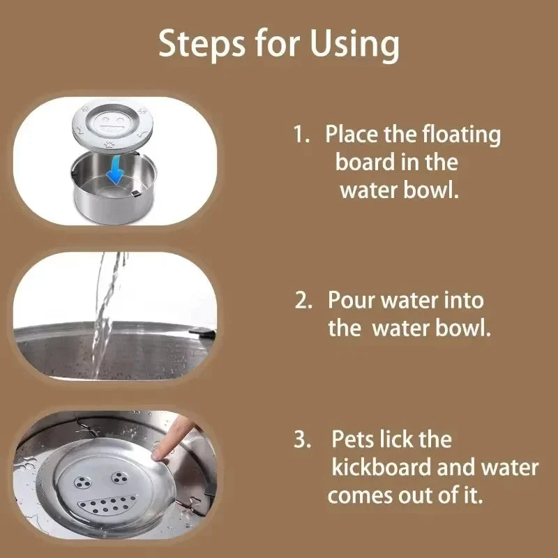 Pro Stainless Floating Water Bowl