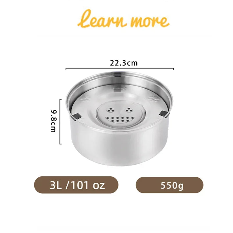 Pro Stainless Floating Water Bowl